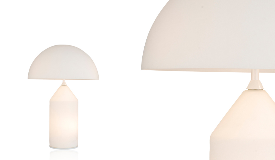 現(xiàn)代經(jīng)典燈飾|臺燈|辦公家具|oluce Atollo Table lamp 蘑菇現(xiàn)代玻璃臺燈